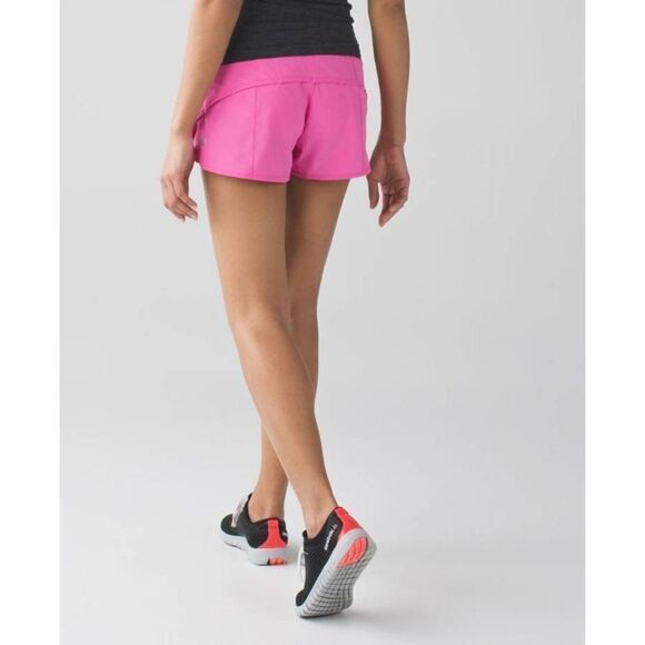 LULULEMON ATHLETICA Speed Short '4 Way Stretch 2.5' Size 4 - Picture 4 of 8